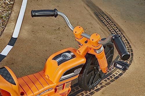 Rev Up Your Ride: Motorcycle-Inspired Street Burner with Adjustable Seat and Durable Design