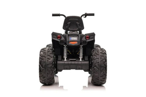 24V Children's Electric ATV Ride-On Toy, Rubber Tires, Hand Accelerator, Music Player, LED Illumination