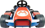 Super Mario Kart 24V Battery-Powered Ride-On Racer with 3 Speeds - Speeds Up to 8 MPH