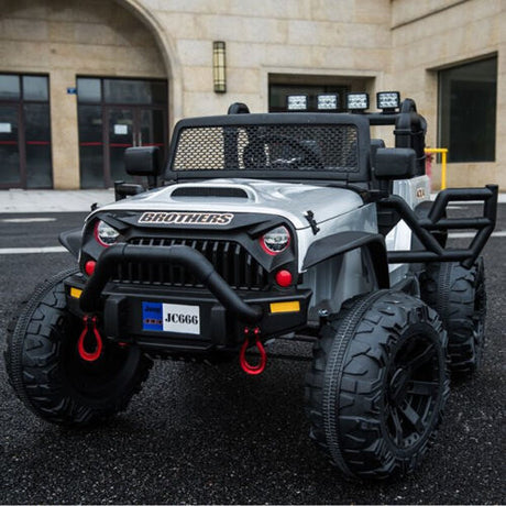 Orange Dual Control Kids Ride-on Vehicle with 40W*2 12V9AH*1 Power Supply