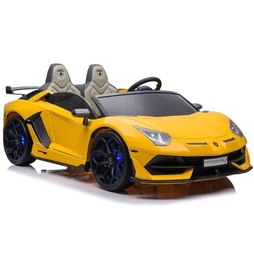 TWO SEATER LAMBORGHINI AVENTADOR 24V KIDS VEHICLE - KIDS ELECTRIC CAR WITH REMOTE CONTROL