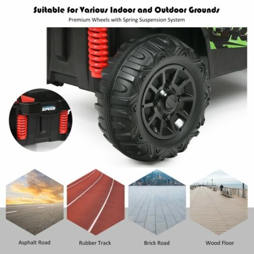 Children's Electric Off-Road UTV Truck with MP3 Player, Lights, and Remote Control