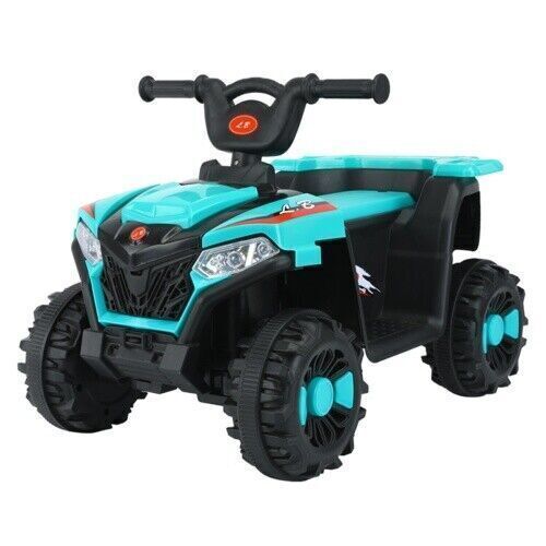 Electric ATV Ride-On Car with MP3 Player and LED Lights - 6V Battery Powered, 4-Wheeled Beach Cruiser