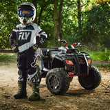 Black 4-Wheel Electric ATV Off-Road Vehicle for Kids - All-Terrain Ride-On Toy