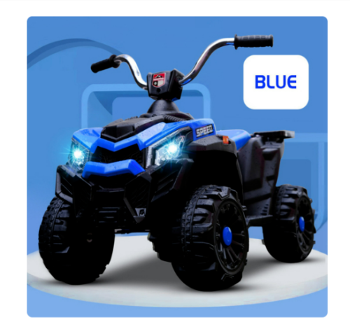 Kids' Electric Off-Road ATV with Musical Features and Illuminating Lights for Children