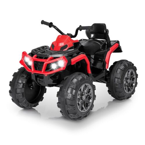 Electric ATV Off-Road Quad Car Toy for Kids - 24V with LED Lights and Dual Speed Options