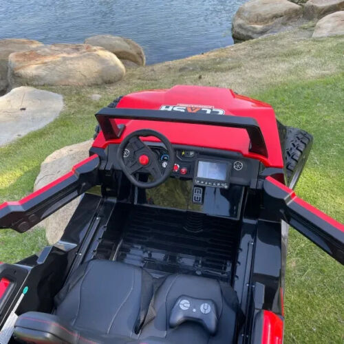 TOUCH TV 24V CLASH UTV RIDE ON MEGA BUGGY CAN AM ALL-TERRAIN VEHICLE DOUBLE SEAT 4WD LARGEST