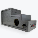 Universal Center Console Enclosure Box For Trucks Ported 12" Moon Car Stereo