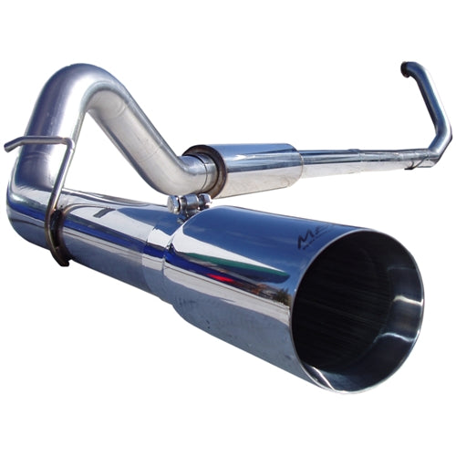 MBRP 4" Turbo Back, Single Side Exit, T304, 1998-2003 Ford Powerstroke 7.3L
