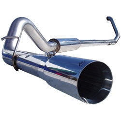 MBRP 4" Turbo Back, Single Side Exit, T304, 1998-2003 Ford Powerstroke 7.3L