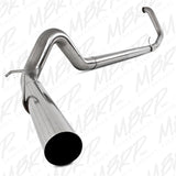 MBRP 4" Turbo Back, Single, No Muffler, T409, 1998-2003 Ford Powerstroke 7.3L MBRP