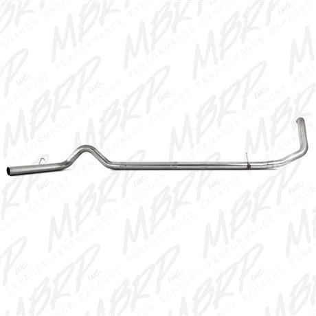 MBRP 4" Turbo Back, Single, No Muffler, T409, 1998-2003 Ford Powerstroke 7.3L MBRP