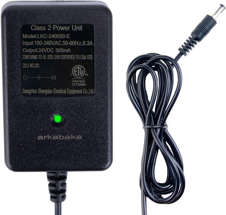 24V Lead Acid Battery Charger for Ride-On Toys with LED Status Indicator