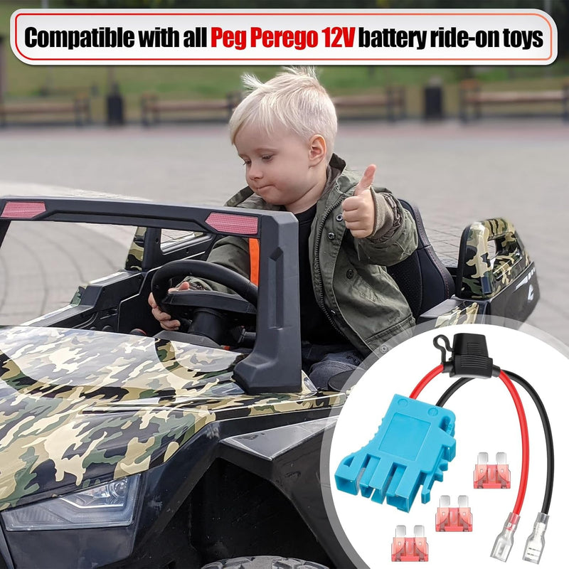 12-Pack 12 AWG Wire Harness Connector Replacement Compatible with Peg-Pe