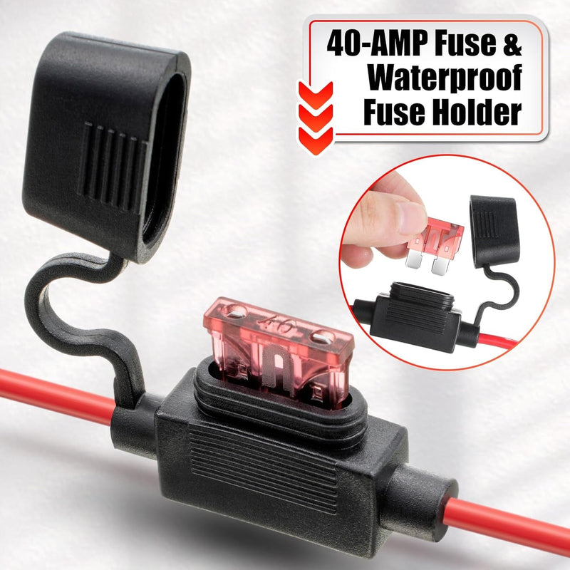 12-Pack 12 AWG Wire Harness Connector Replacement Compatible with Peg-Pe