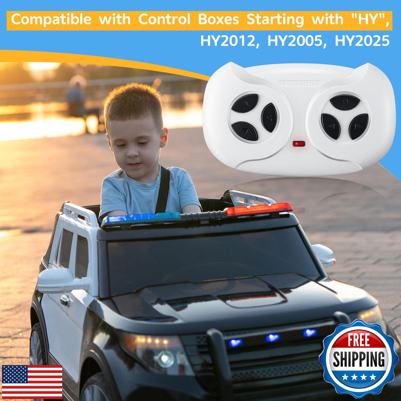2.4G Remote Control Electric Car for Kids with Music Function