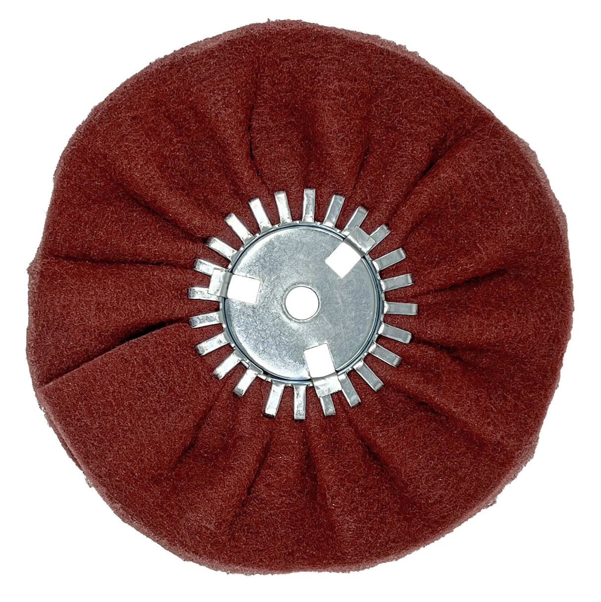 Case Pack Satin Airway Buffing Wheel for Angle Grinders - Bulk Deal - (5/Pack)