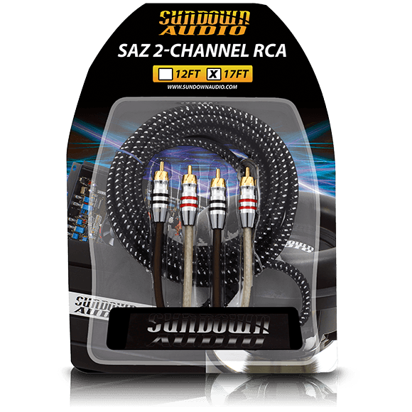 SAZ2-17FT SAZ 2-Channel RCA Interconnects