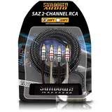 Sundown Audio SAZ2CH - 20FT 2 Channel RCA Interconnects