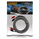 SB2-17FT 2-Channel RCA Interconnect Cables