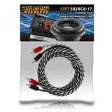 Sundown Audio SB2-17FT 2-Channel RCA Interconnect Cables Sundown Audio