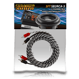 SB2-3FT 2-Channel RCA Interconnect Cables