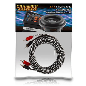 Sundown Audio SB2-9FT 2-Channel RCA Interconnect Cables Sundown Audio