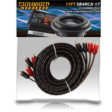 Sundown Audio SB4-17FT 4-Channel RCA Interconnect Cables Sundown Audio