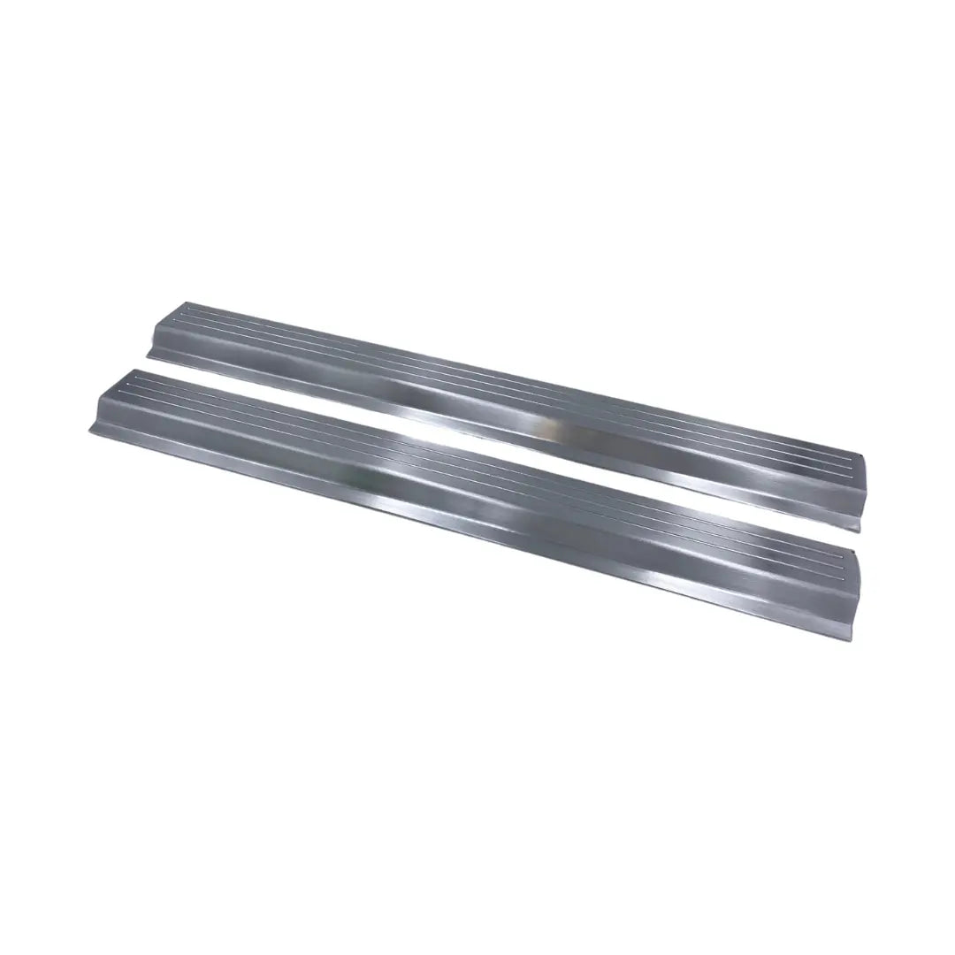 OBS Solutions 2scuff R F-Series and Bronco 2-Door Scuff Plates, Raw aluminum - main view
