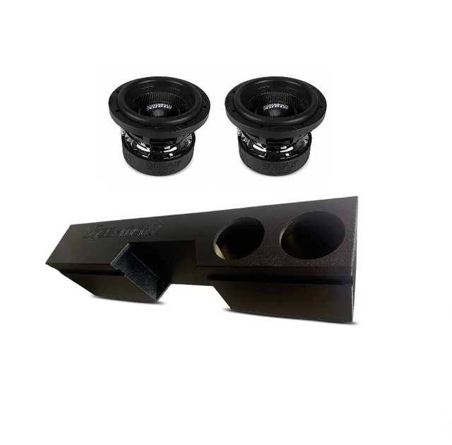 (2) Sundown Audio M8 & Chevy Extended Cab 99-06 Dual 8" Subwoofer Box Combo Sundown Audio