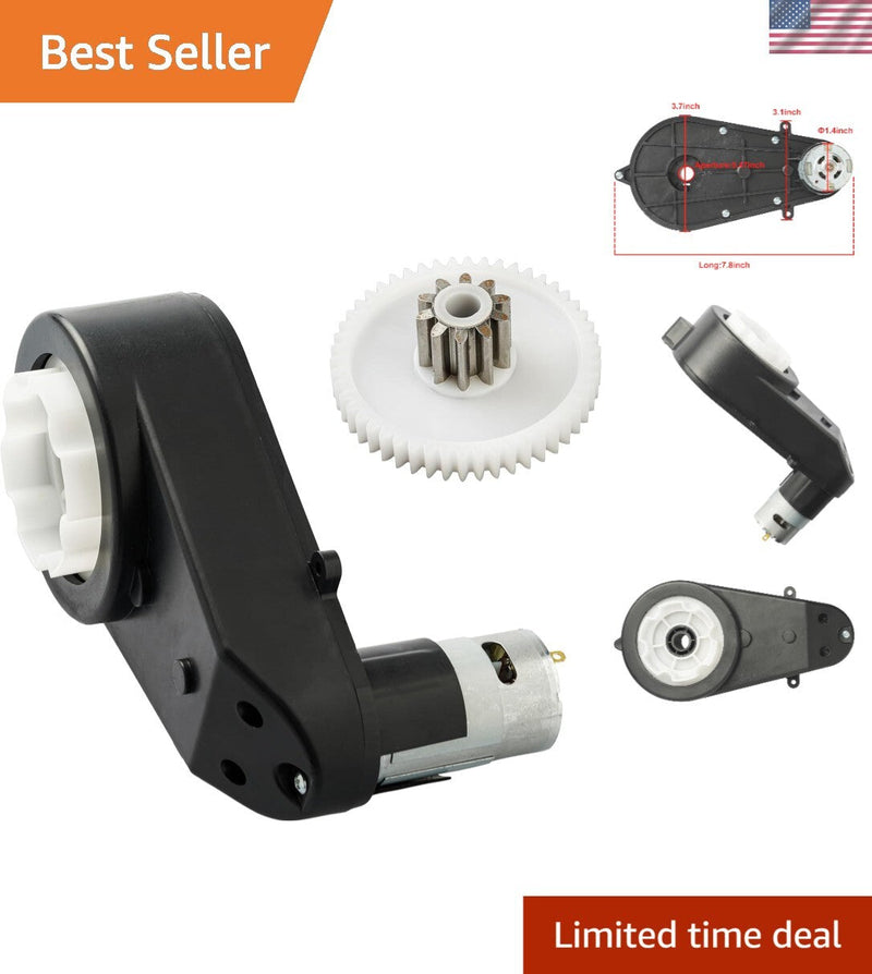 12V Seamless Gearbox Replacement for Electric Ride-On Cars 550 Motor 30000 RPM