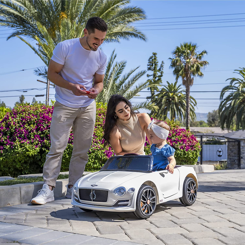 SEHOMY Bentley Licensed Electric Kid Car with Parent Remote Control - Perfect for Little Drivers!