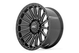 Rough Country 97 Series Wheel Multi-Spoke Gloss Black 6x5.5 Bolt Pattern