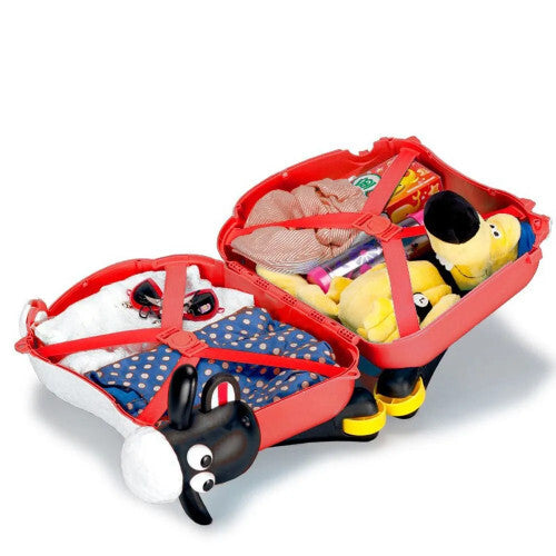 Kids Shaun the Sheep Ride-On Suitcase and Toy Bag