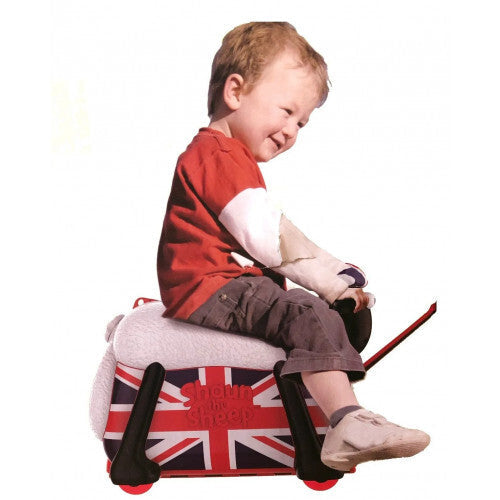 Kids Shaun the Sheep Ride-On Suitcase and Toy Bag