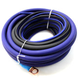 Sky High Car Audio 100% Copper OFC Amplifier Installation Kit 4GA Blue Power Black Ground Sky High Car Audio