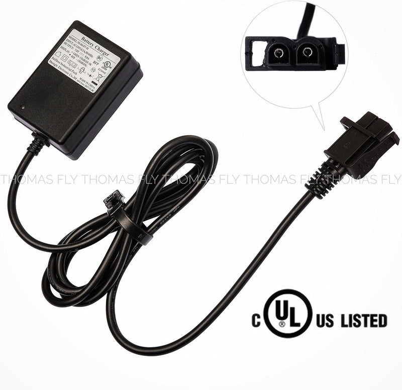 6 Volt Battery Charger for Kids Ride-On Cars and Frozen Scooters