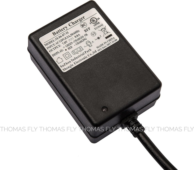 6 Volt Battery Charger for Kids Ride-On Cars and Frozen Scooters