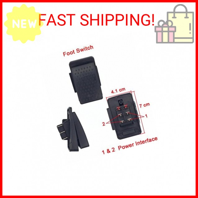 Electric Foot Pedal Accelerator Switch Accessory for Kids Ride-On Car