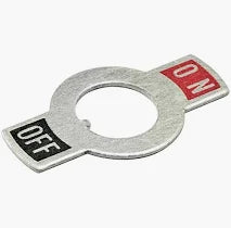TOGGLE Switch Plate CLD ON/OFF TekShack