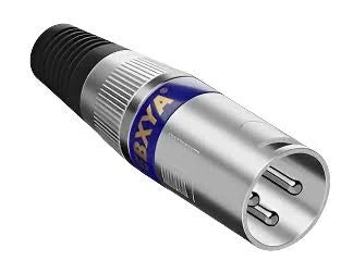 EBXYA XLR, 3 Pins Male Microphone Audio Cable Connector 1 Pack PURPLE TekShack