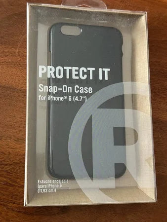 iPhone 6 / 6s Protect It Snap-On Case, Gray, RadioShack TekShack