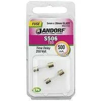 Jandorf Time Delay 250 Volt 500 mA Fuse #60740 Jandorf