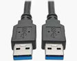 USB 3.0 A Male to Type A Male Cable (6ft) TekShack