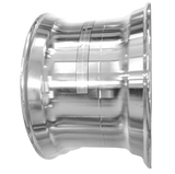 Super Single Wheels 22.5x14 Forged Aluminum Rims Flat Face Polished Hub Pilot - 100 Pcs