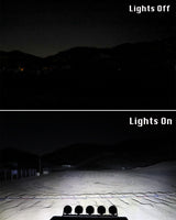 Off Road Side Mirror Pair With Sidewinder LED Pod Lights