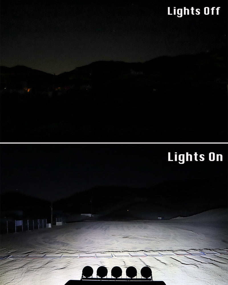 Off Road Side Mirror Pair With Sidewinder LED Pod Lights