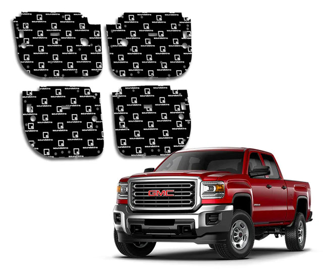 SoundSkins | 2020+ GMC Sierra HD 4 Door Sound Deadening Vehicle Specific Kit | SSK-SRHD4DRV2 | 3 Layers (Acoustic Foam, Foil, Rubber Butyl), 30 sq ft SoundSkins Global