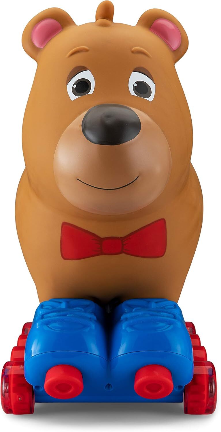 Toddler Ride-On Bear Toy for Ages 1-3 with Soft Foot-to-Floor Design