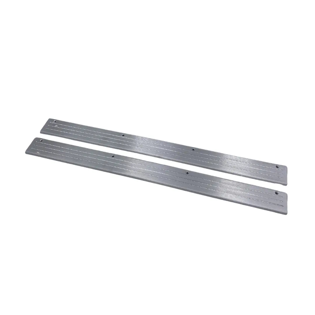 OBS Solutions 2Sill R F-Series and Bronco 2-Door Sill Plates, Raw aluminum - main view